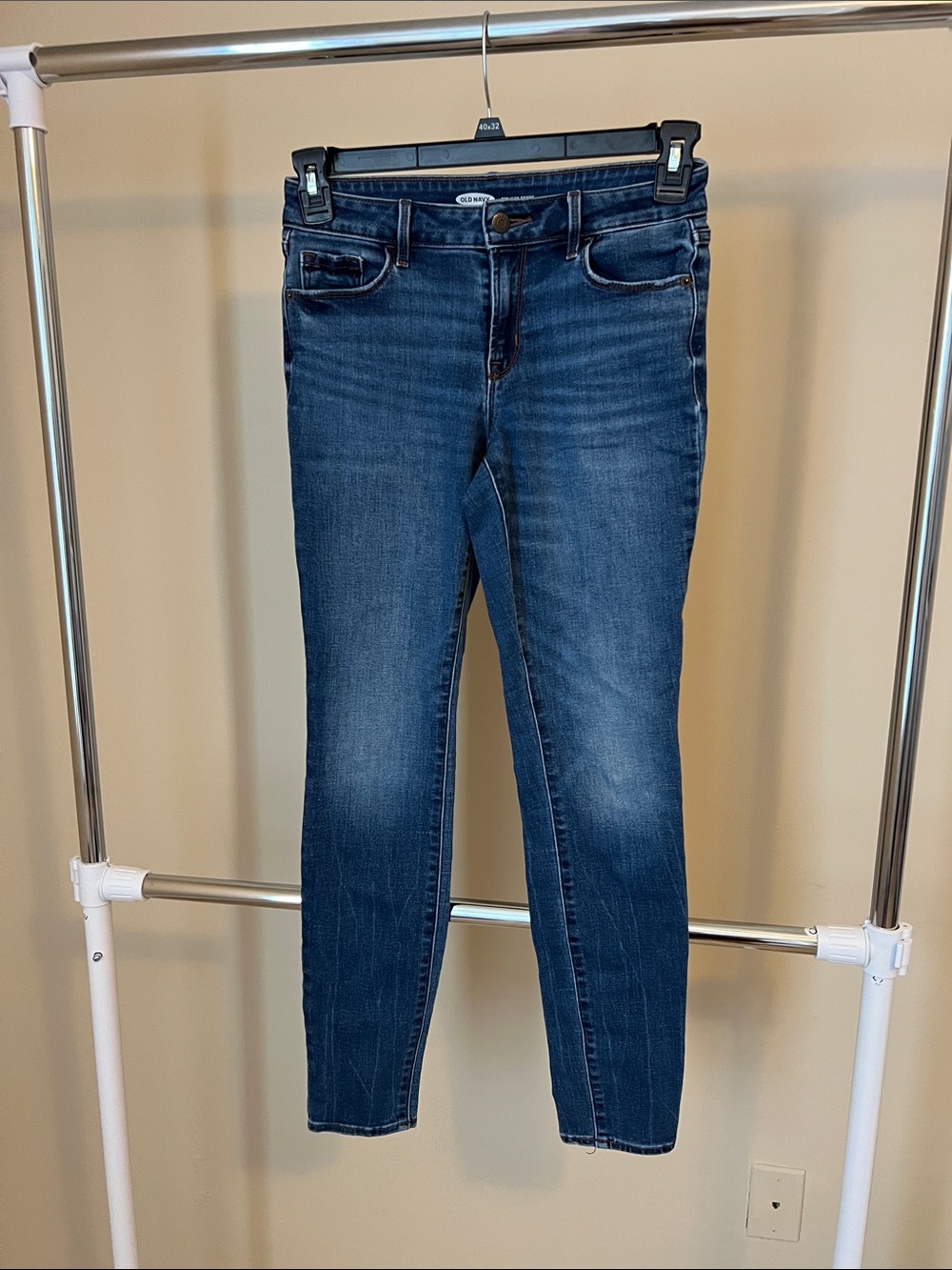 Old Navy Women's Dark Blue Skinny Jeans